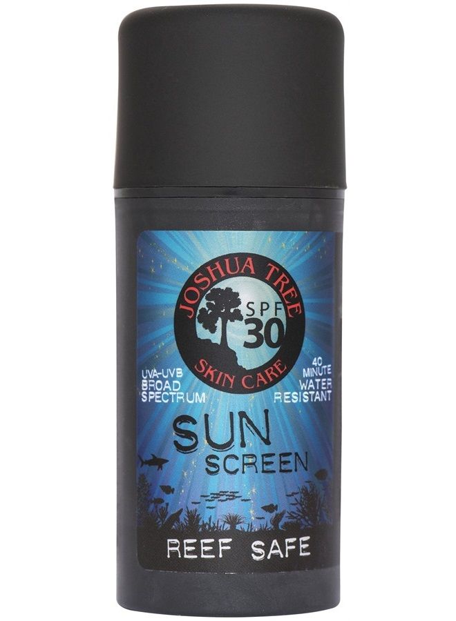 Joshua Tree SPF 30 Reef Safe Organic Sun Screen Lotion with Clear Zinc and Aloe