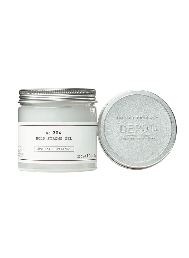 Strong Hold Hair Gel - Provides a Firm, Long-Lasting Hold, Creates Structured Styles & Adds Shine (200 ml)