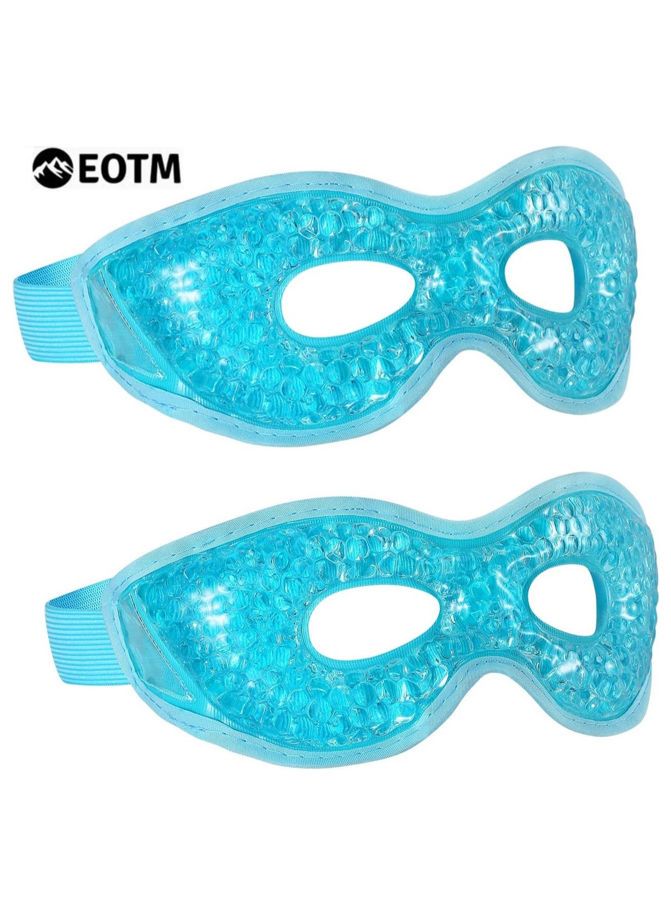 Pack Of 2 Reusable Eye Mask With Cooling Gel For Dark Circles, Dry Eyes, Redness | Eye Relaxing For Women And Men