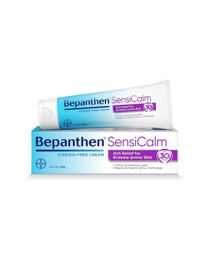 Bepanthen SensiCalm Cream For Face & Body, Worlds No.1 Skincare Brand, Itch Relief Cream For Eczema, Dry & Sensitive Skin 50g