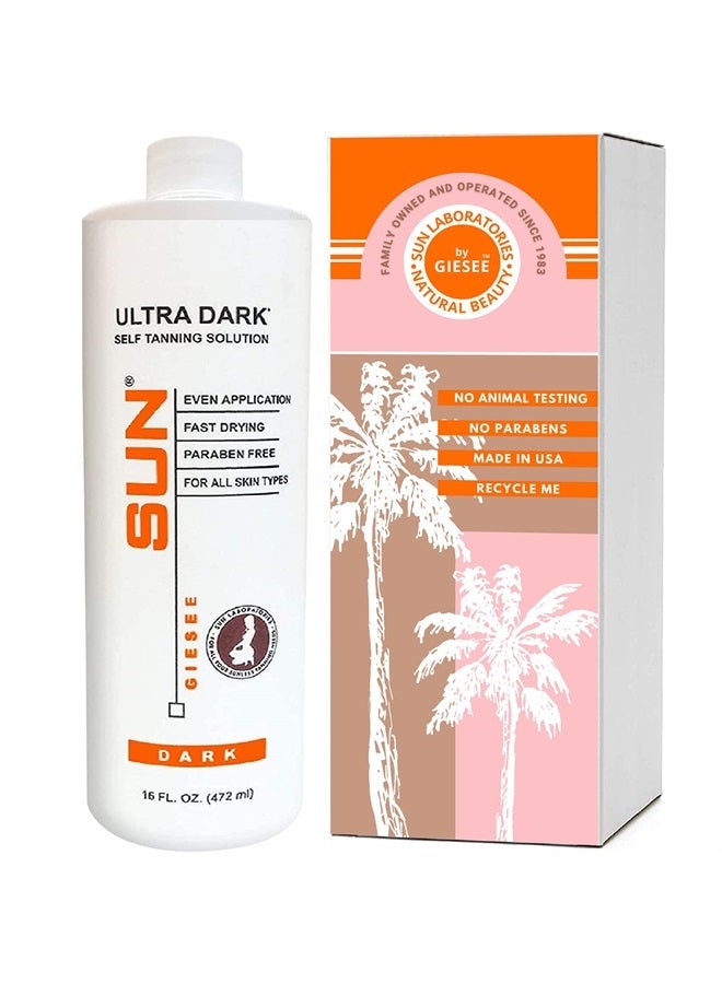 Sun Labs Spray Tan Solution for a Golden Glow - Dark - 1-16 fl. oz. Bottle