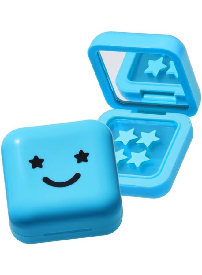 Hydro-Star + Salicylic Acid Pimple Patches and Big Blue Compact, Helps Shrink and Soothe Deeper Spots, Absorb Fluid and Reduce Inflammation, Vegan, Pack of 32