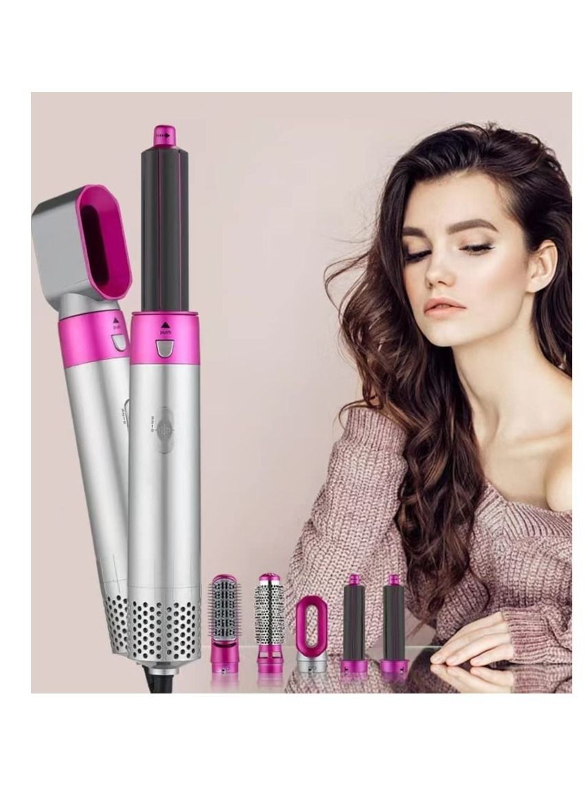Hair Dryer Brush 5 In 1 Hair Blower Brush Hot Air Styler Comb One Step Hairdryer Electric Blowing Hair Dryer Auto Curling Iron
