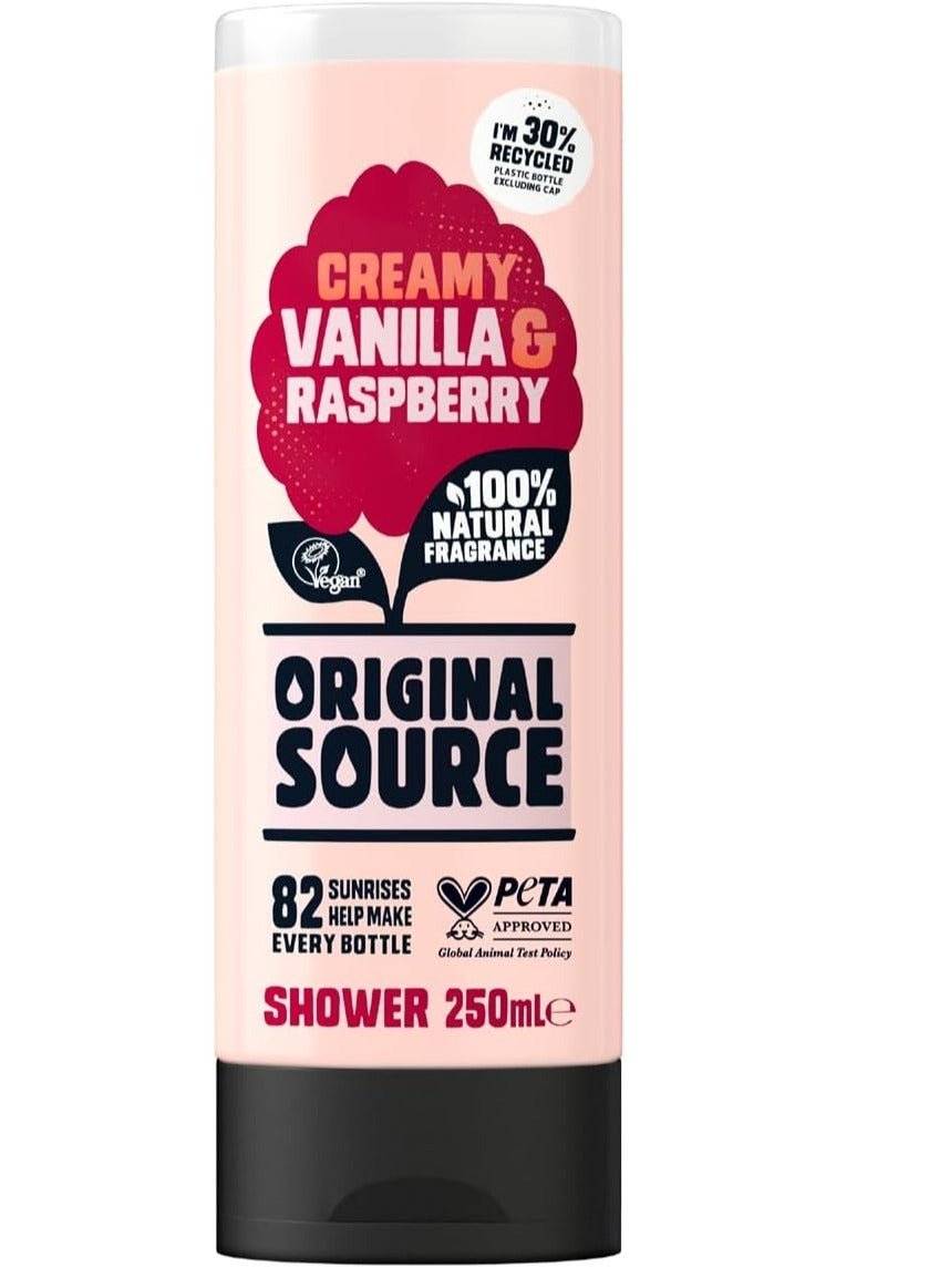 Vanilla  And Raspberry Shower Gel 250 ML