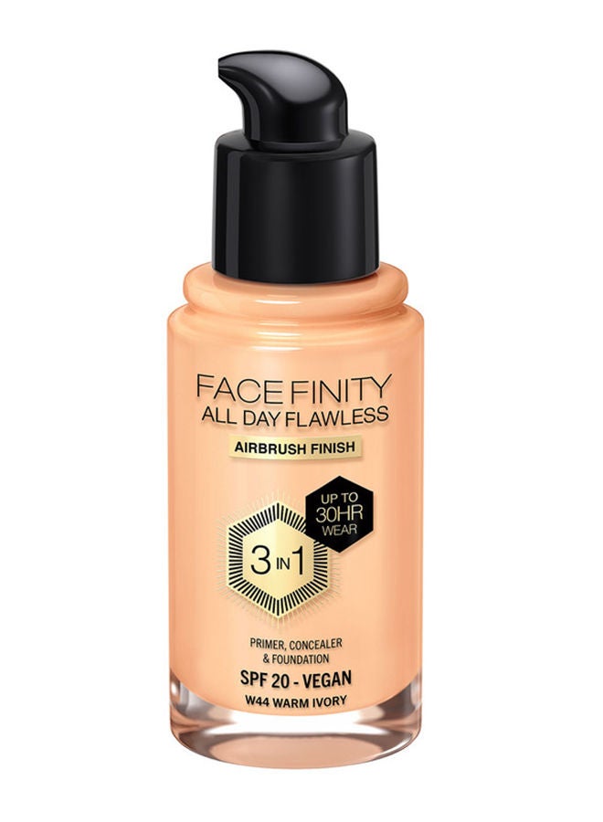 Facefinity All Day Flawless Foundation - W44 Warm Ivory