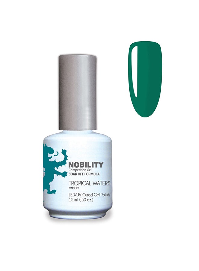 Gel Nail Polish 15 ml, Long Lasting, Chip Resistant, Requires Drying Under UV Led Lamp Tropical Waters Nbgp103