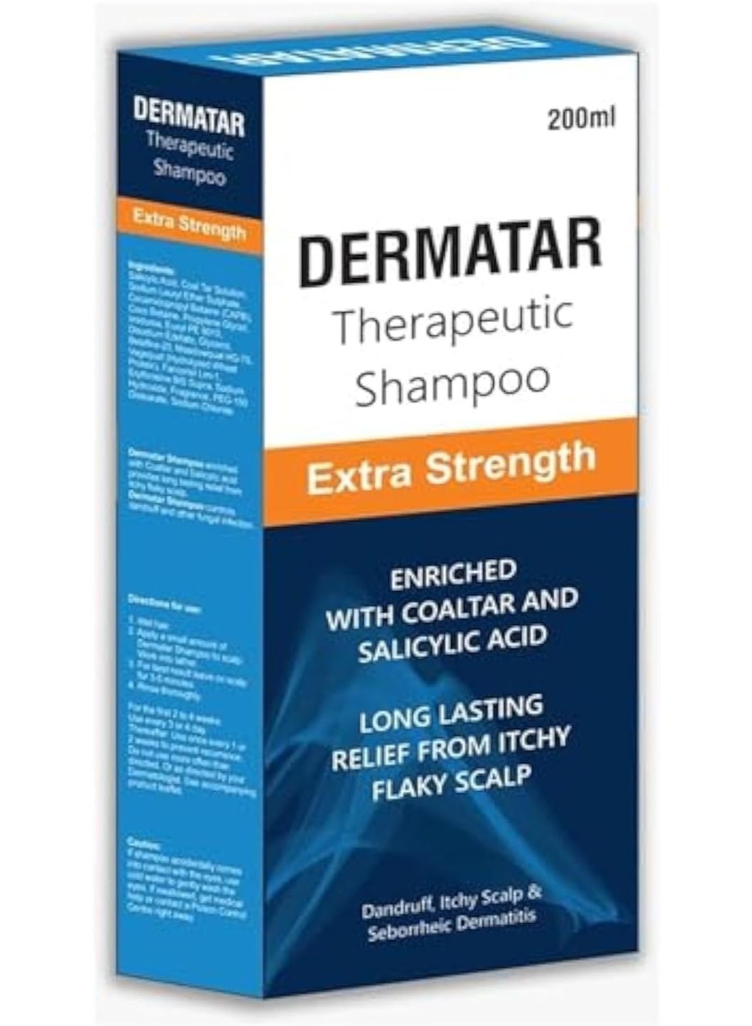 Dermatar Extra Strength Therapeutic Hair Shampoo 200 ml