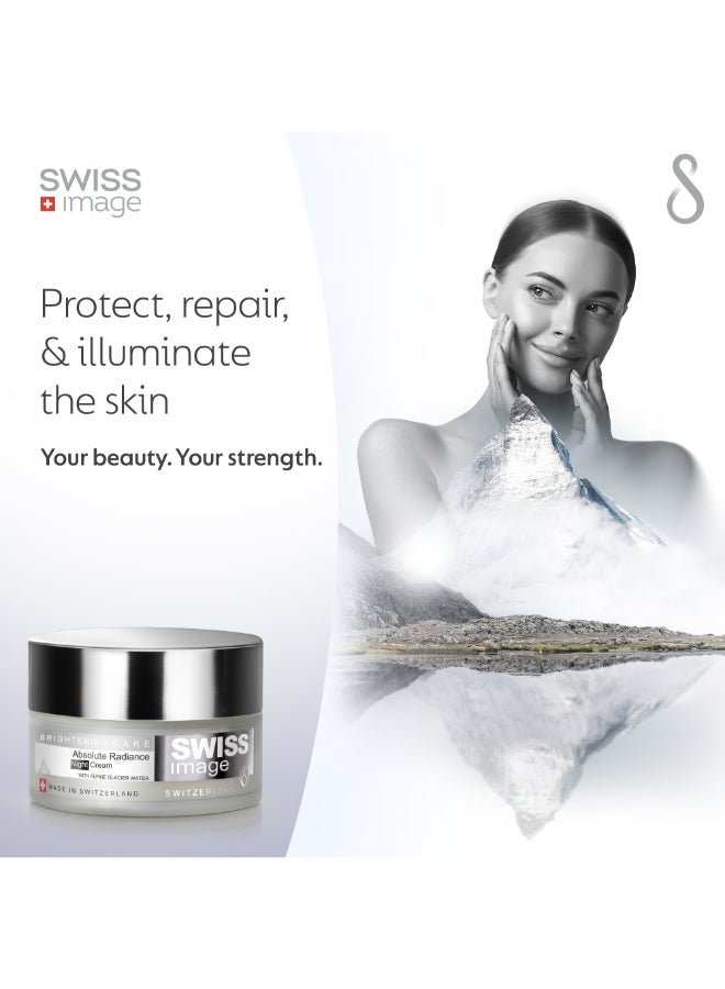 Brightening Night Cream with Niacinamide 50 ml Face Cream for Pigmentation & Dark Spot Reduction Improves skin texture & Repair skin Barrier |Men & Women All Skin Types Swiss Made - image 2