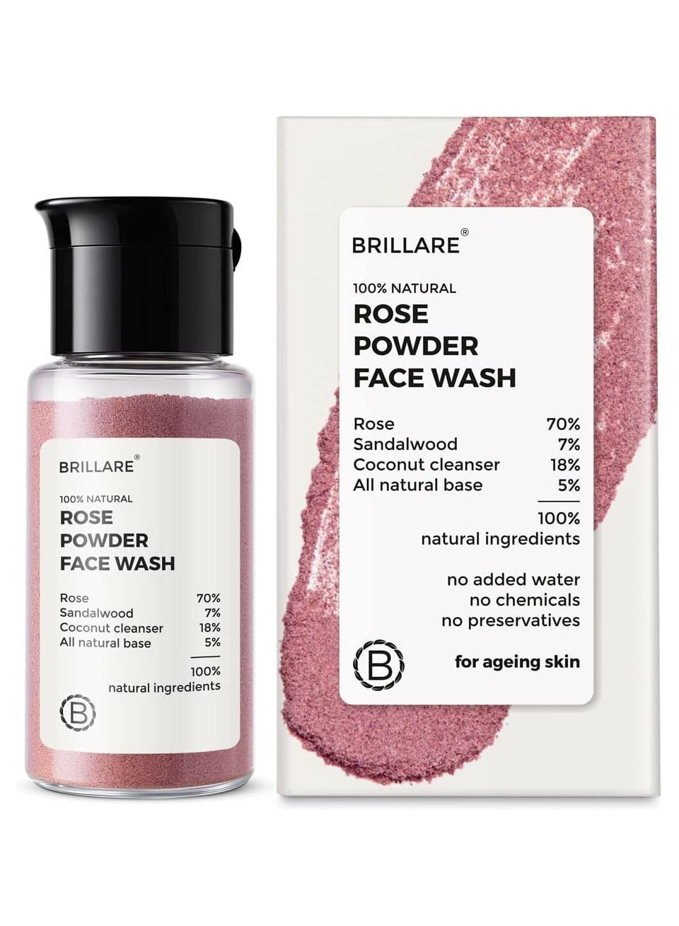 REAL ROSE FACE WASH 15GM