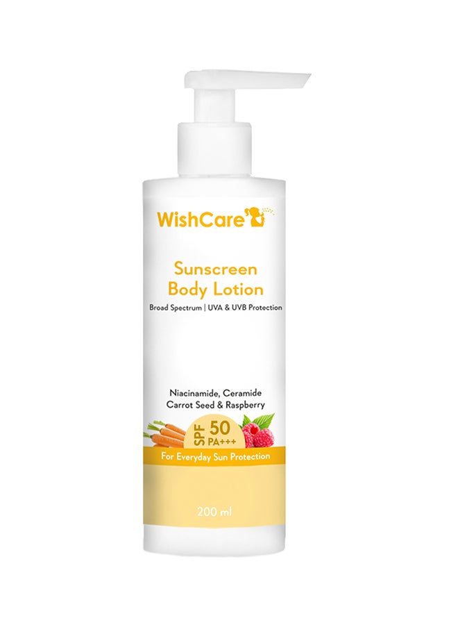SPF50 Sunscreen Body Lotion 200ml