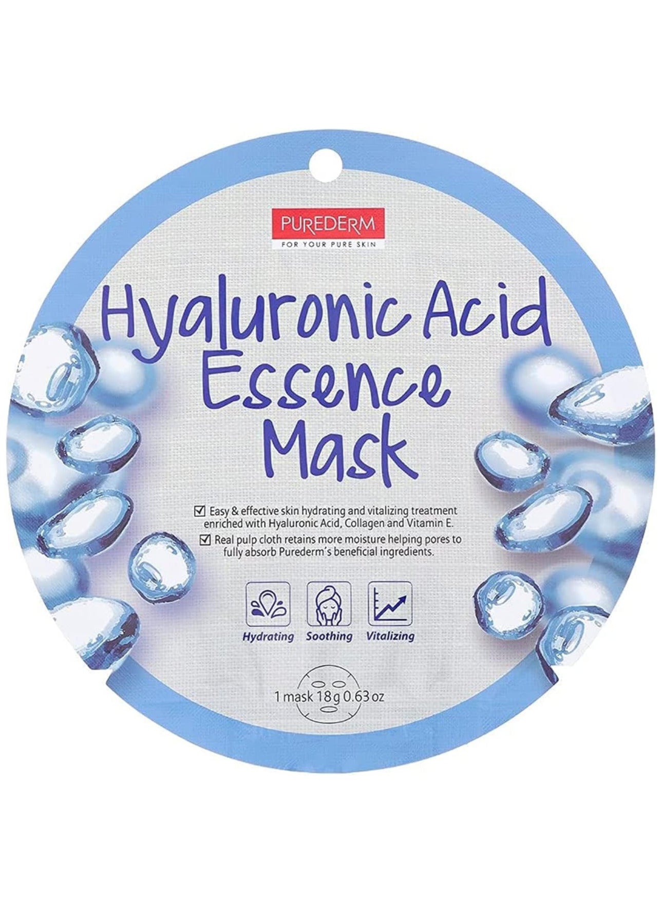 PUREDERM Hyaluronic Acid Essence Mask