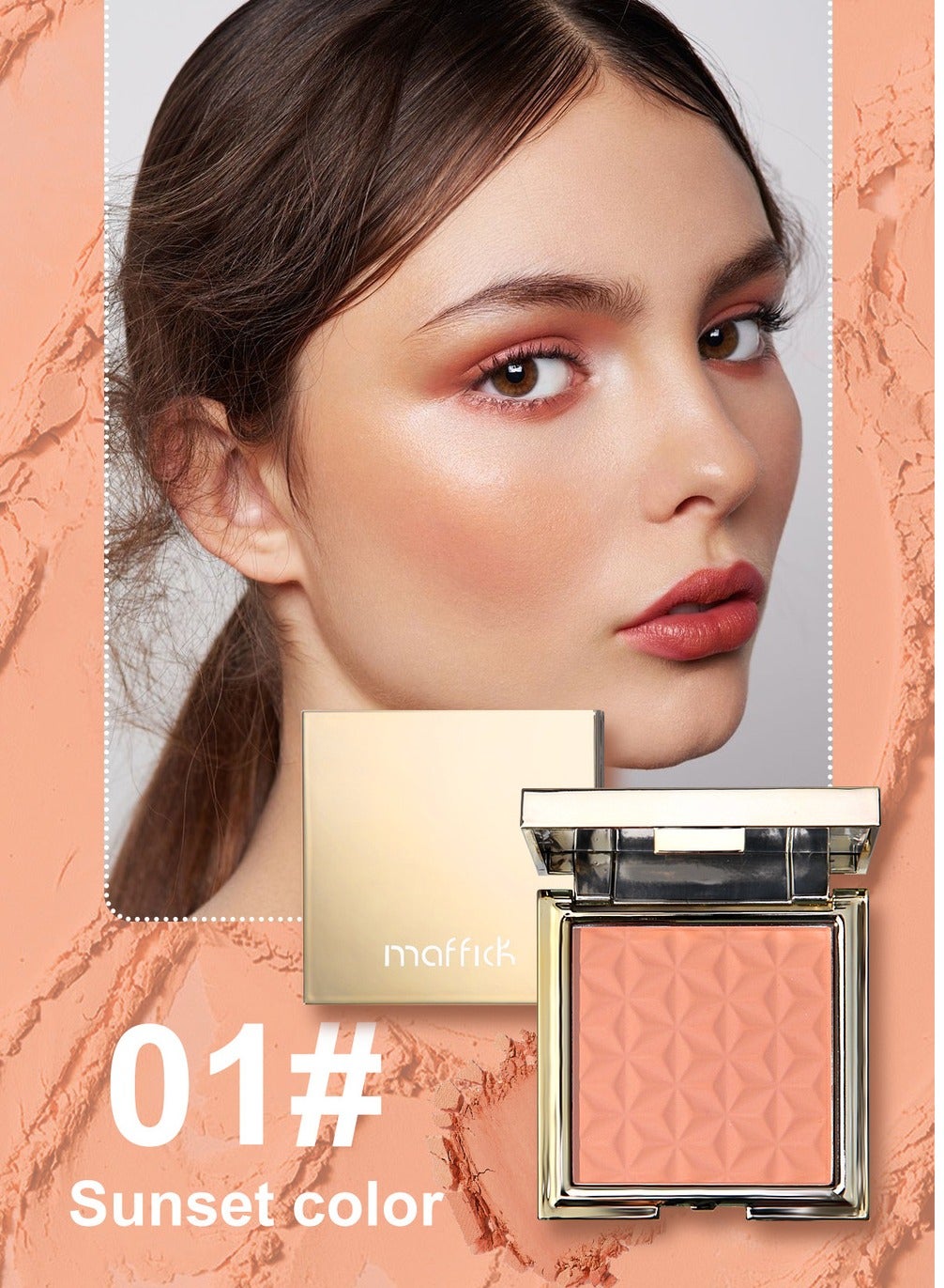 Maffick Concealer & Corrector Powder，Setting Powder, Face Powder Makeup & Finishing Powder, Color Correcting For Even Tone