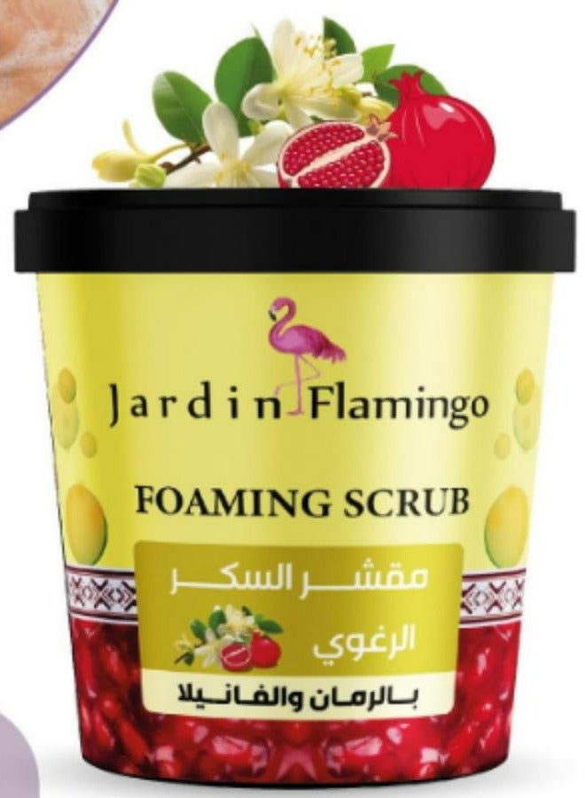 Foaming Sugar Scrub Vanilla And Pomegranate 500 g