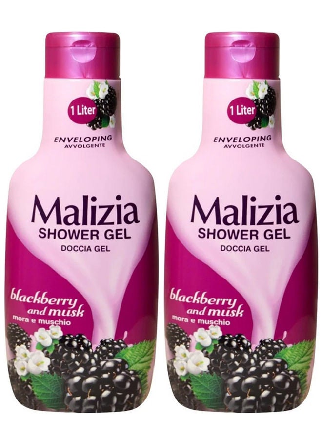 Shower Gel Blackberry & Musk 2x1000ml