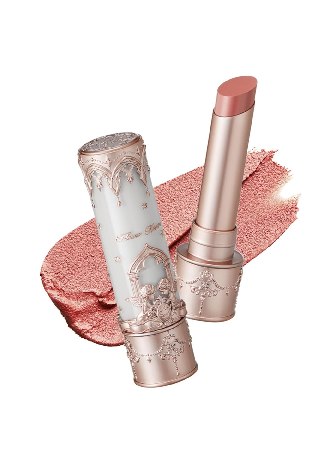 Little A Matte Lipstick - 3.5g, Waterproof, Long-lasting, Matte Finish (C01 Starry Cross – Neutral Peach)