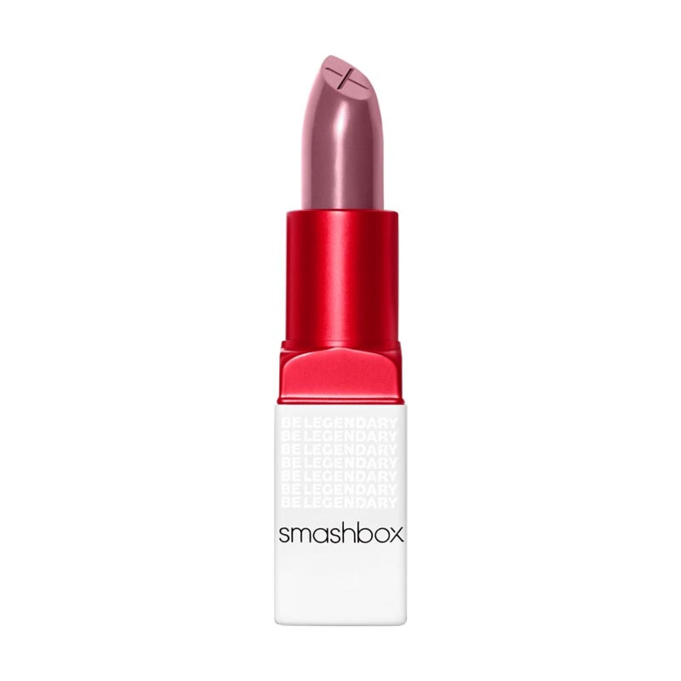Smashbox Be Legendary Prime & Plush Lipstick | Creamy, Peptide-Infused, Lipstick with Primer for Smooth Color & Moisture Boosting Ceramides, 0.11 Ounce, Spolier Alert