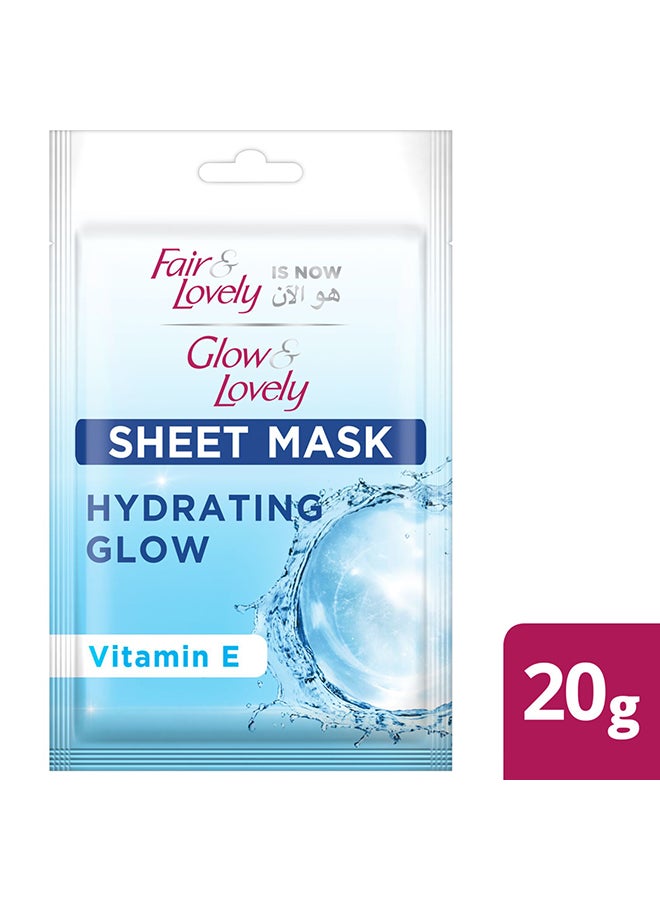 Vitamin Boost Sheet Mask For Plump Moisturized Skin Hydrating Glow 20g