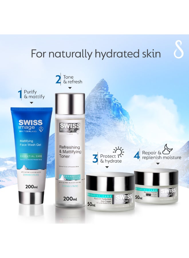 Essential Care Absolute Hydration Face Day Cream, Face Moisturizer for Women, For Intense Hydration, Lightweight, Non Greasy, Suitable for All Skin Types, 50ml Swiss Made - image 7