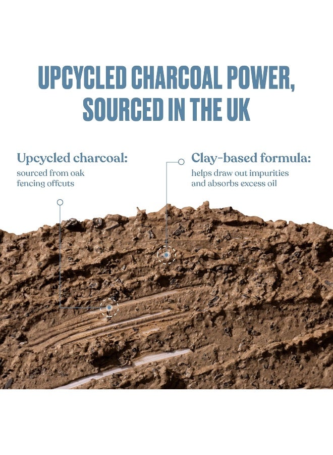 Charcoal Pore-Minimising Mask | Clinically Proven to Visibly Minimise Pores & Exfoliate Skin |Absorbs Excess Oil & Draws Out Dirt and Impurities, 75 ml - image 3