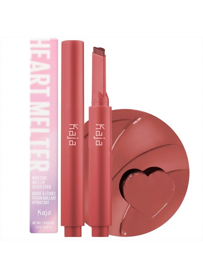 Lip Gloss - Heart Melter | High-shine, Glossy Finish, Soft Rosy Mauve, Moisturize, 03 Crazy 4U, 0.04 Oz
