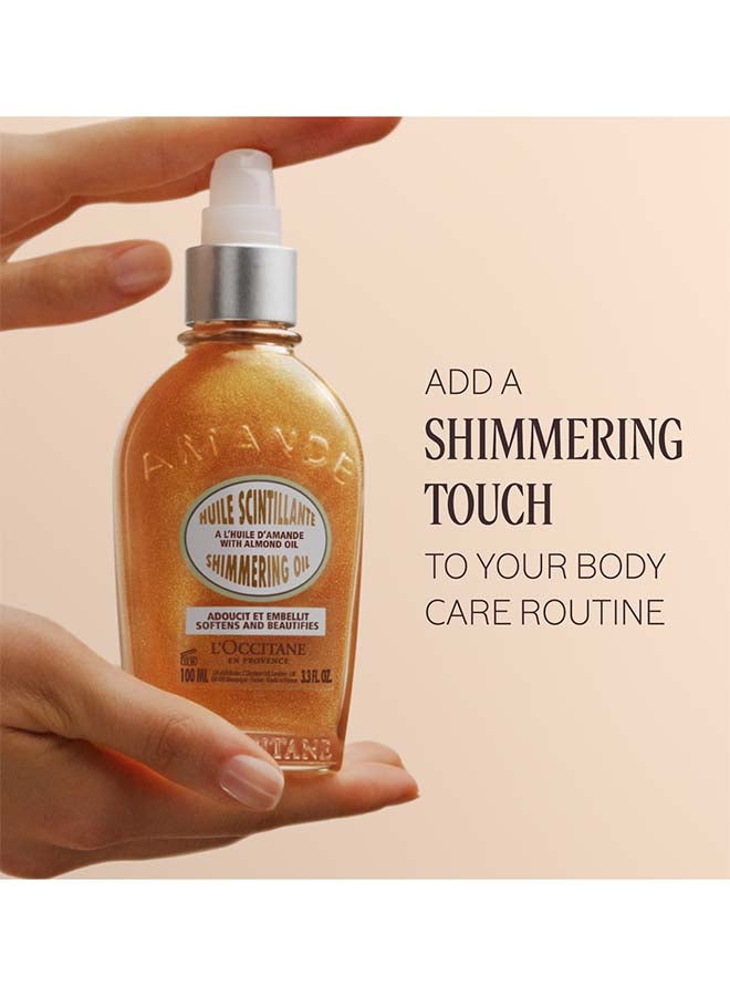 Almond Shimmering Body Oil 100Ml - image 5