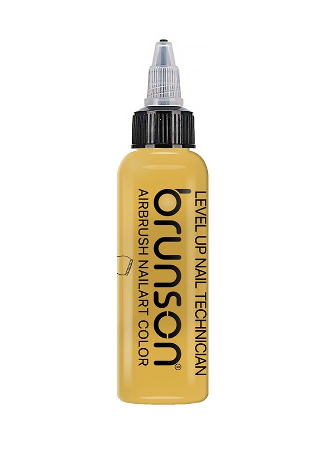 Nail Art Inks Airbrush Paint Acrylic Paint Nail Polish Pigments For Model Hobby Craft Leather & Shoe Painting Nail Stencils Painting 60Ml Bottle Nail Tools Gold