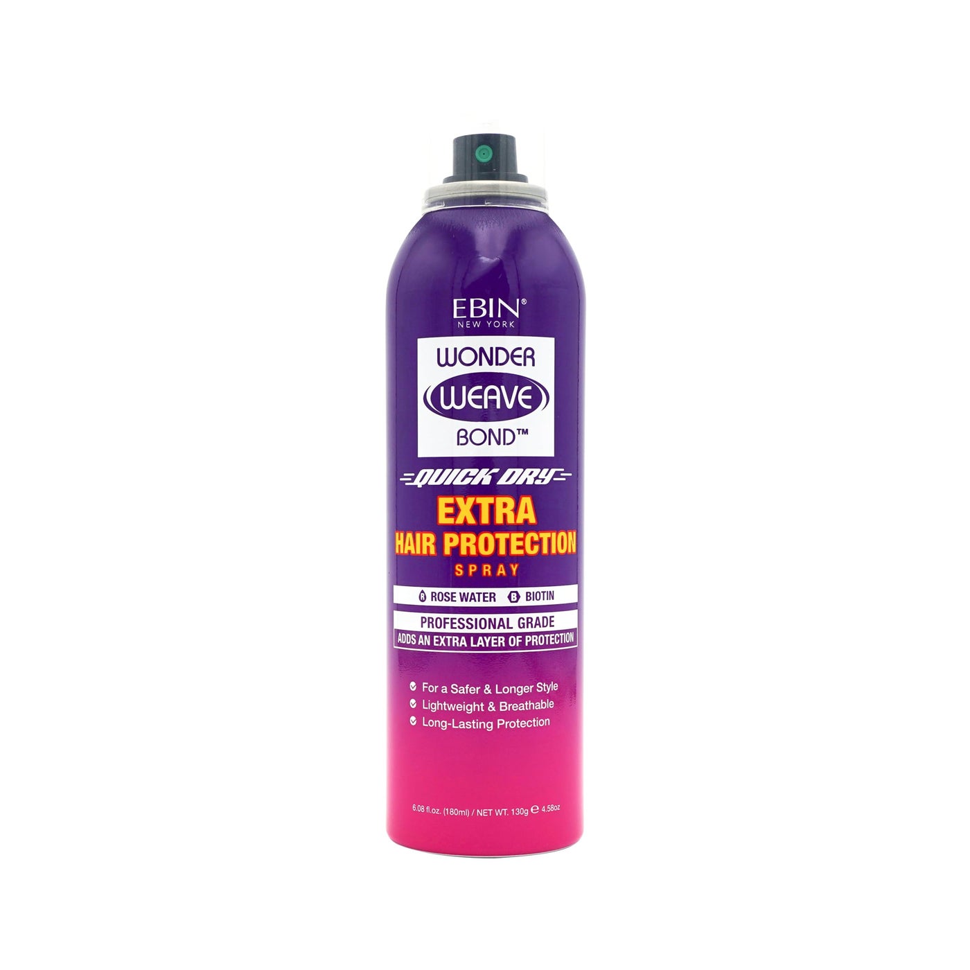 EBIN NEW YORK Wonder Weave Bond Hair Protection Spray 6.08 Fl Oz â€“ Lightweight Protective Barrier for Scalp and Hair â€“ Quick Weave Bond Glue Shield for Comfortable, Long-Lasting Style and Daily Use