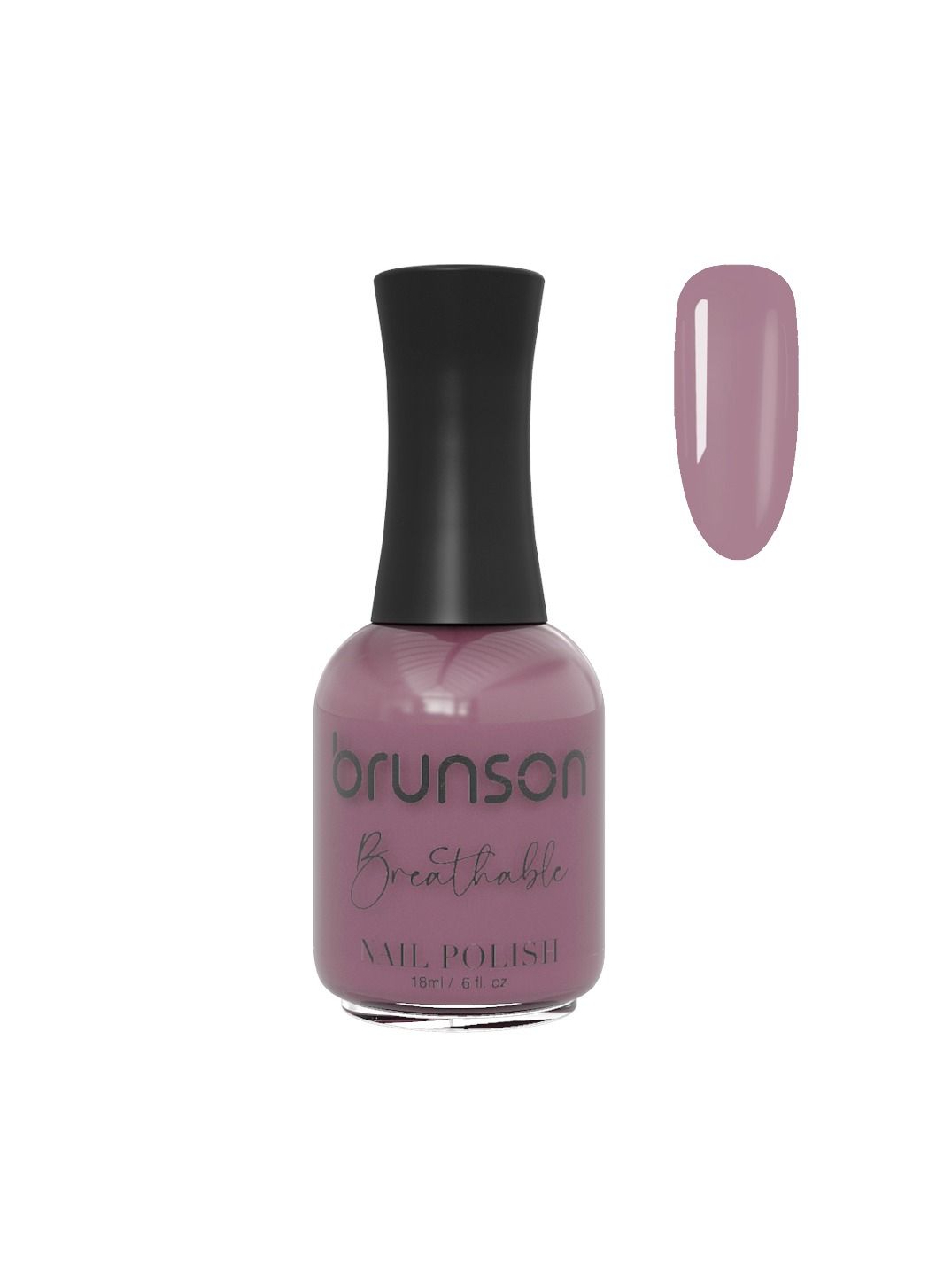 Brunson Breathable Nail Polish Halal Nail Lacquer Wudu friendly Quick-Dry long lasting but easy peel off Glossy Shine Water Based Nail paint 18ml