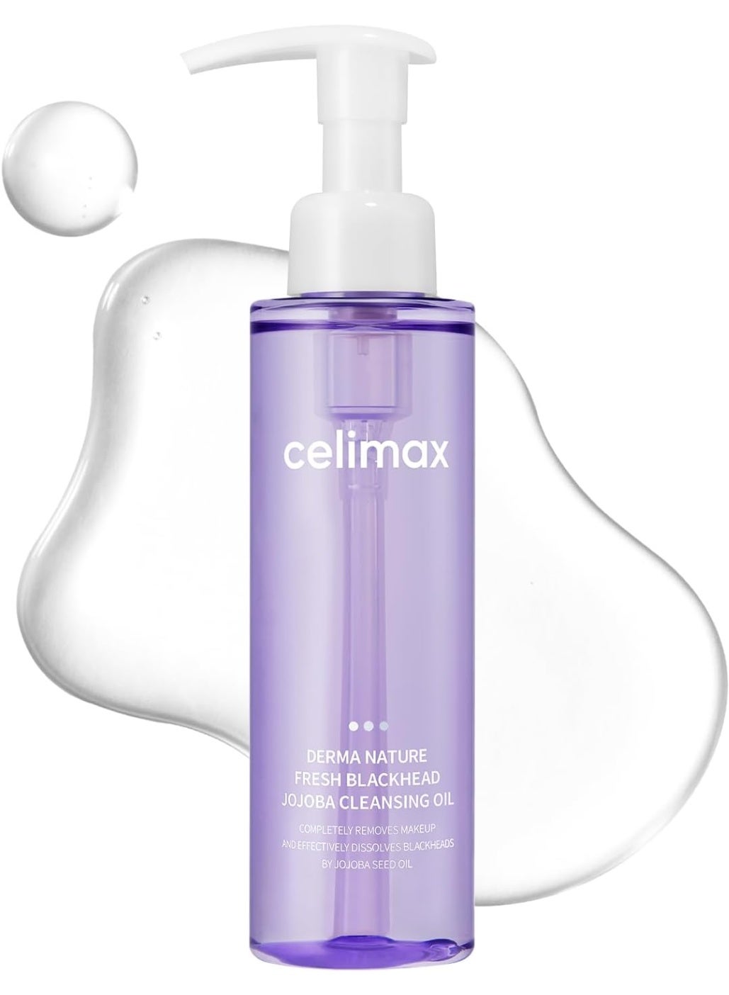 CELIMAX DERMA NATURE FRESH BLACKHEAD JOJOBA CLEANSING OIL 150ML