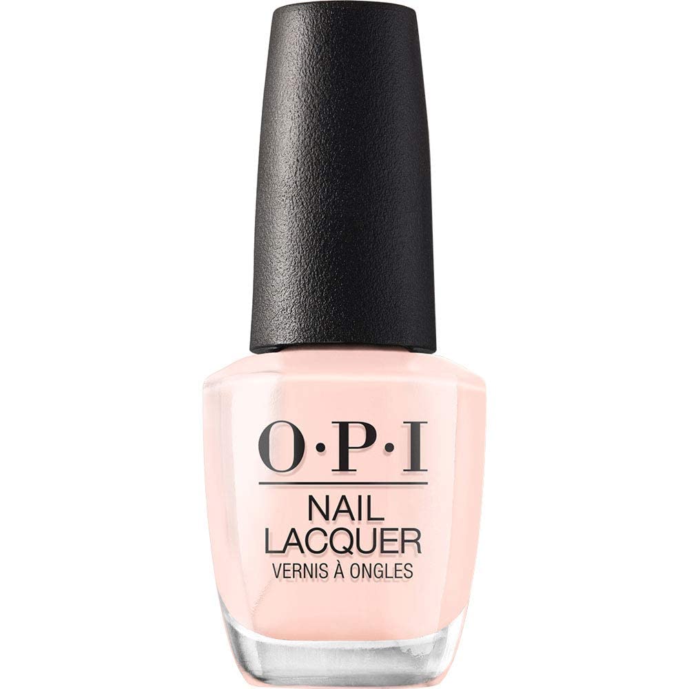 OPI Nail Lacquer Bubble Bath | Sheer Nude Pink CrÃ¨me Chip Resistant Nail Polish | Fast Drying, Streak Free