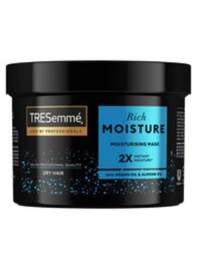 RICH MOISTURE HAIR MASK ARGAN OIL AND ALMOND OIL MOISTURISING AND HYDRATING 440ML