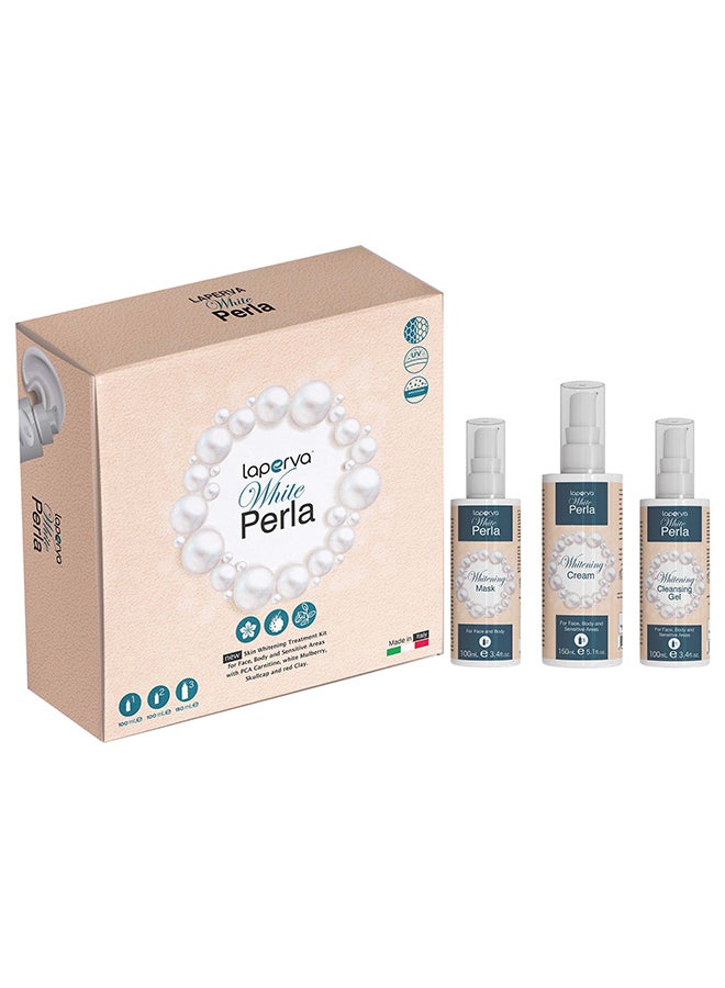 3-Piece White Perla Kit- For Skin