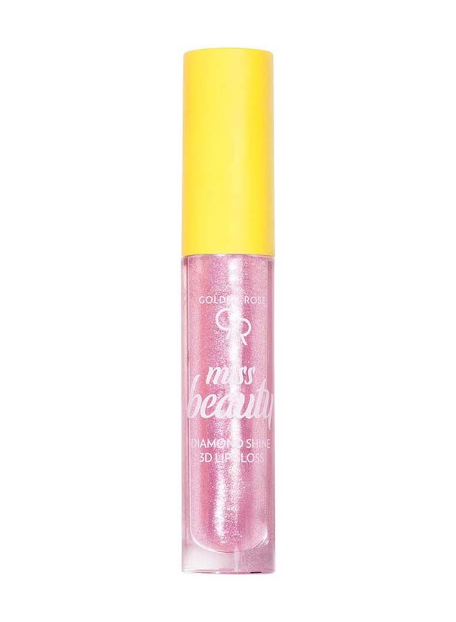 Miss Beauty Diamond Shine 3D Lipgloss No 01 Pink Trip
