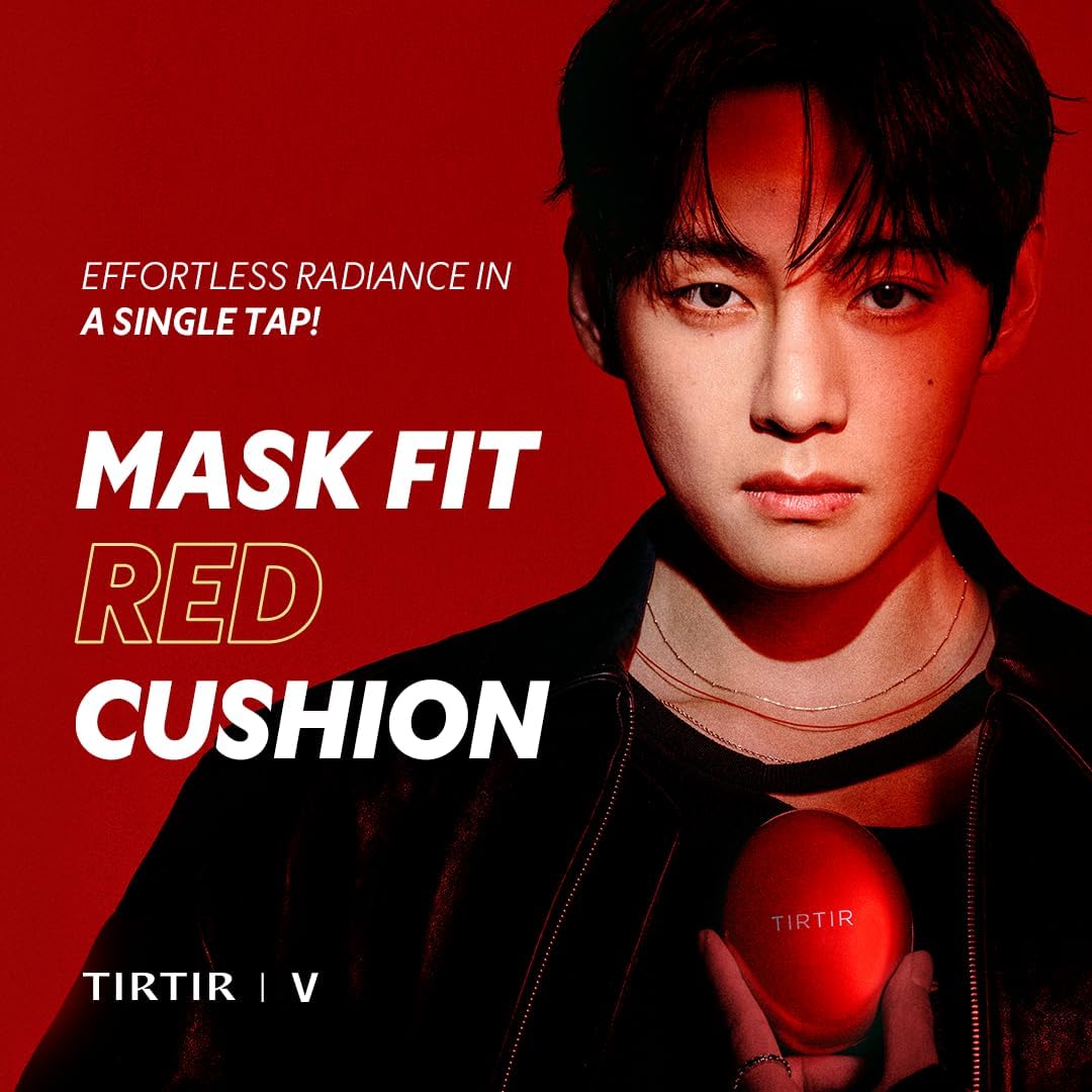 TIRTIR Mask Fit Red Cushion Foundation - 15C Fair Porcelain, 18g - image 2