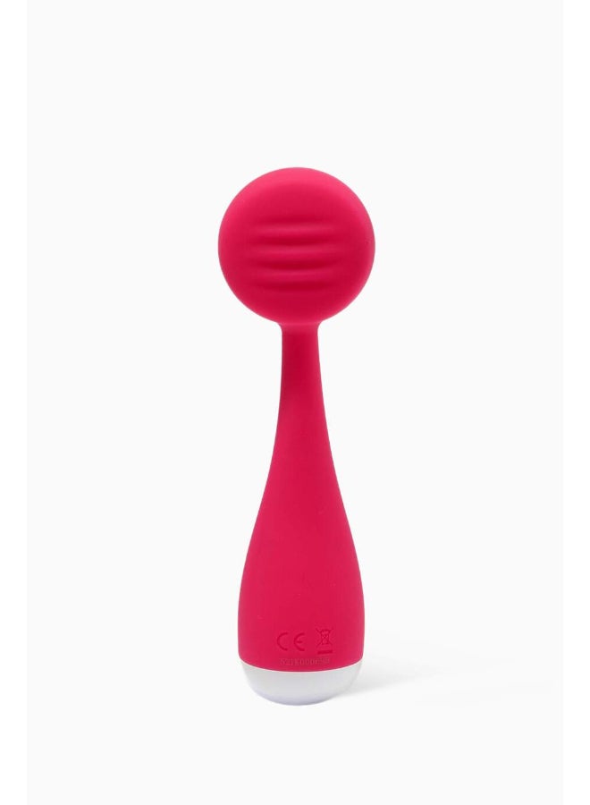 Clean Mini - Smart Facial Cleansing Device with Silicone Brush and Anti-Aging Massager, Pink - image 2