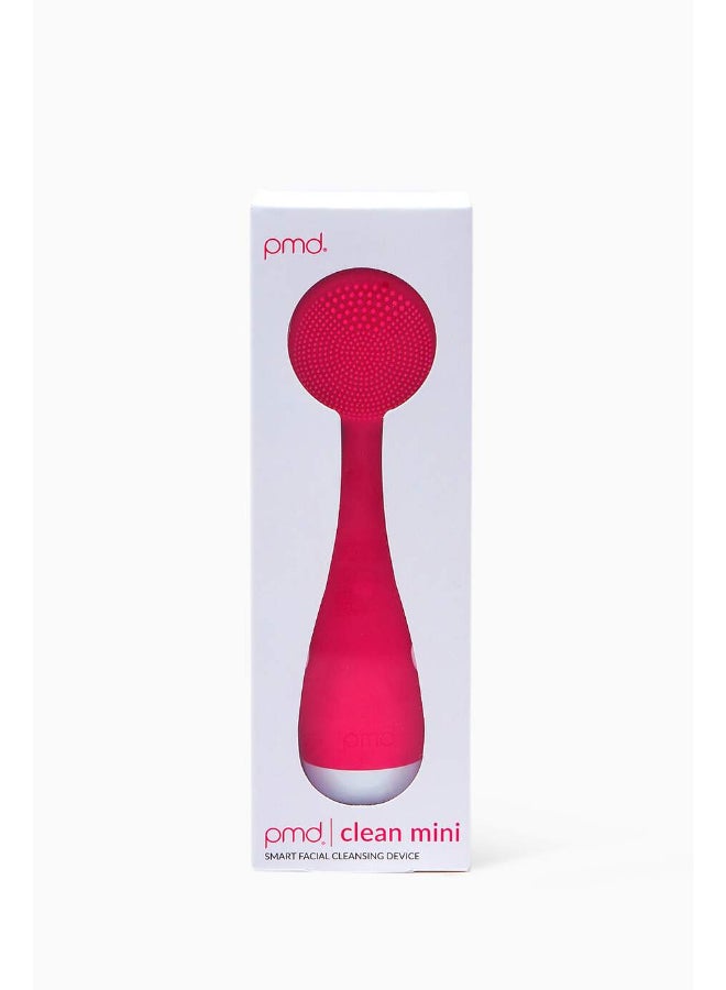 Clean Mini - Smart Facial Cleansing Device with Silicone Brush and Anti-Aging Massager, Pink - image 3