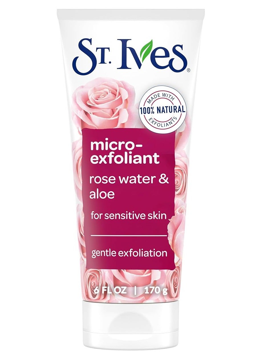 Micro-Exfoliant Rose Water & Aloe For Sensitive Skin 170 g
