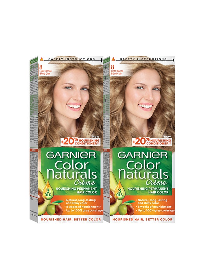 Color Naturals 8 Light Blonde Haircolor