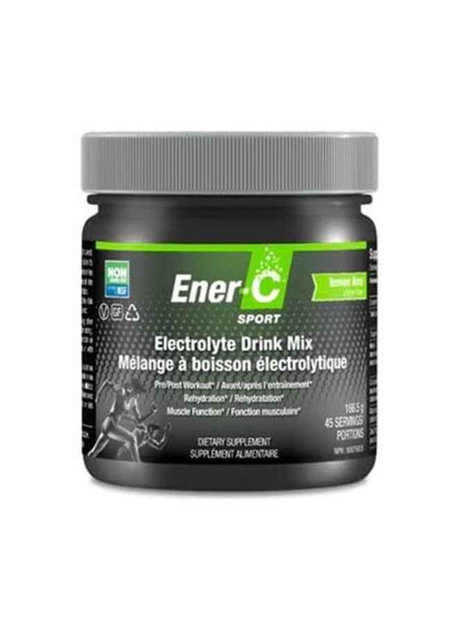 Sport - Electrolyte Drink Mix Powder, Supports Muscle Function and Hydration, Low Sugar, Caffeine Free, Lemon Lime - 45 Serving Tub