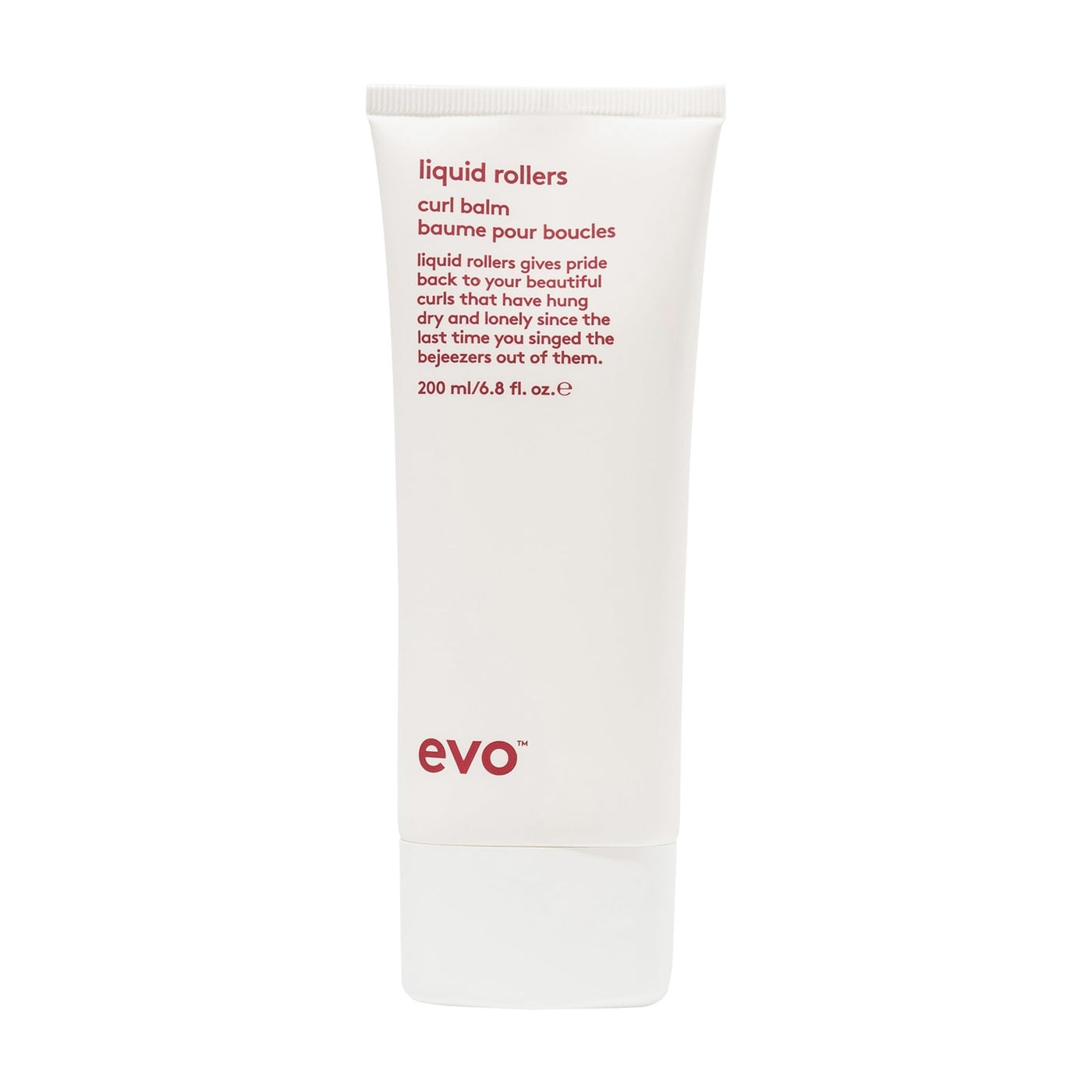 EVO Liquid Rollers Curl Balm - Hair Styling Balm - Enhances Natural Curls, Protects Frizz & Improves Overall Condition - 200ml / 6.8oz