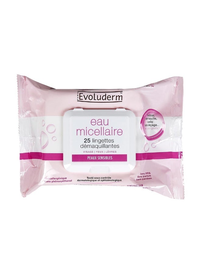 Micellar Water Cleansing Wipes 25's 16279