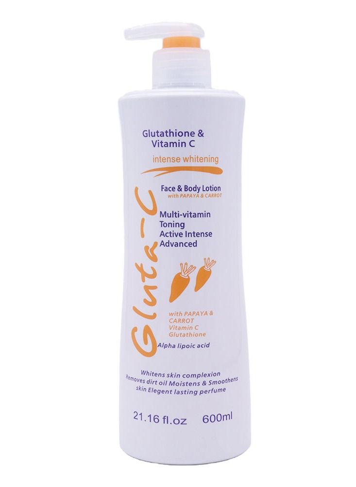 Gluta C Face & Body Lotion with Papaya & Carrot Extract 600 ml