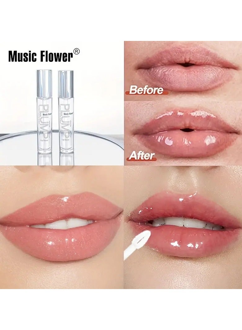 Charming Smudge Proof Lip Plumper Lip Gloss: Shiny Liquid Lipstick and Nourishing Lip Stain