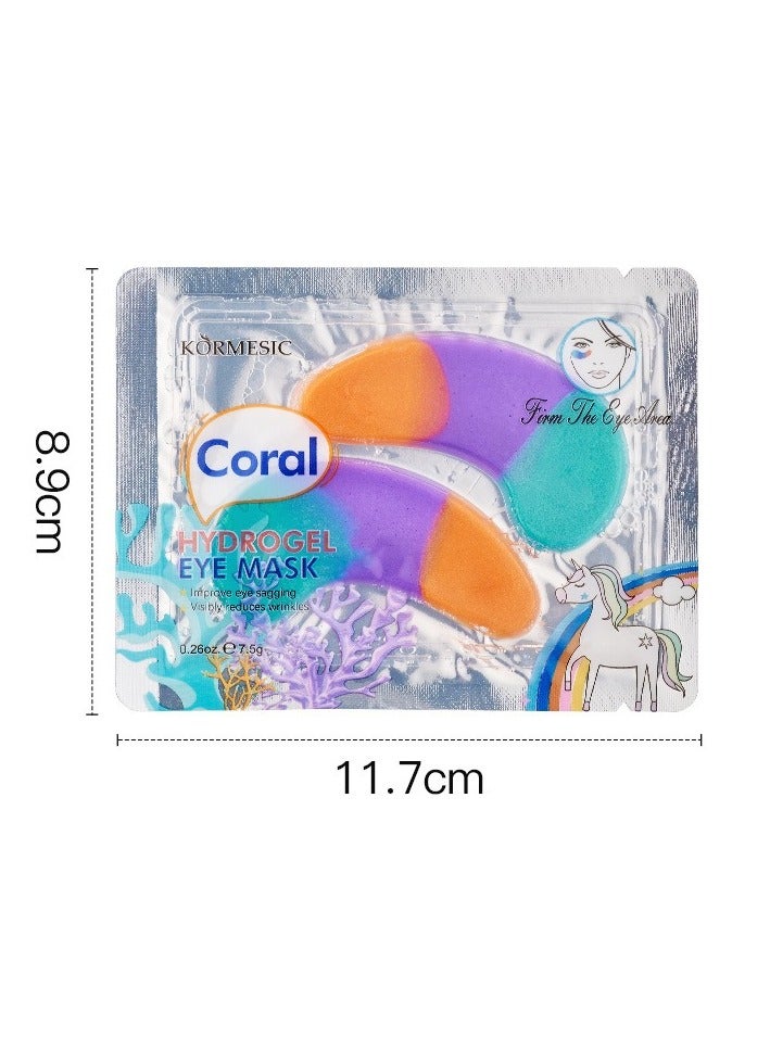 5pcs-Coral Hydrogel Eye Mask 7.5g