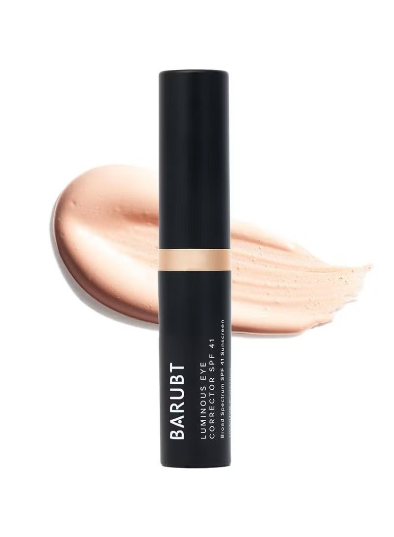Luminous Eye Corrector SPF 41, Under Eye Color Corrector for Dark Circles, Anti-Aging Tinted Eye Cream, Hydrating Eye Serum with Peach Undertone FSA/HSA Eligible, Fair