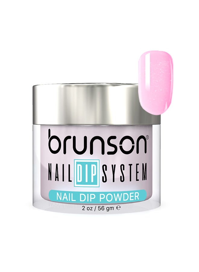 Nail Dip Powder Dip And Buff System Color 56gm, French Nail Art Starter Manicure Salon DIY At Home Odor Free And Long Lasting No Needed Nail Lamp Curing BDK013