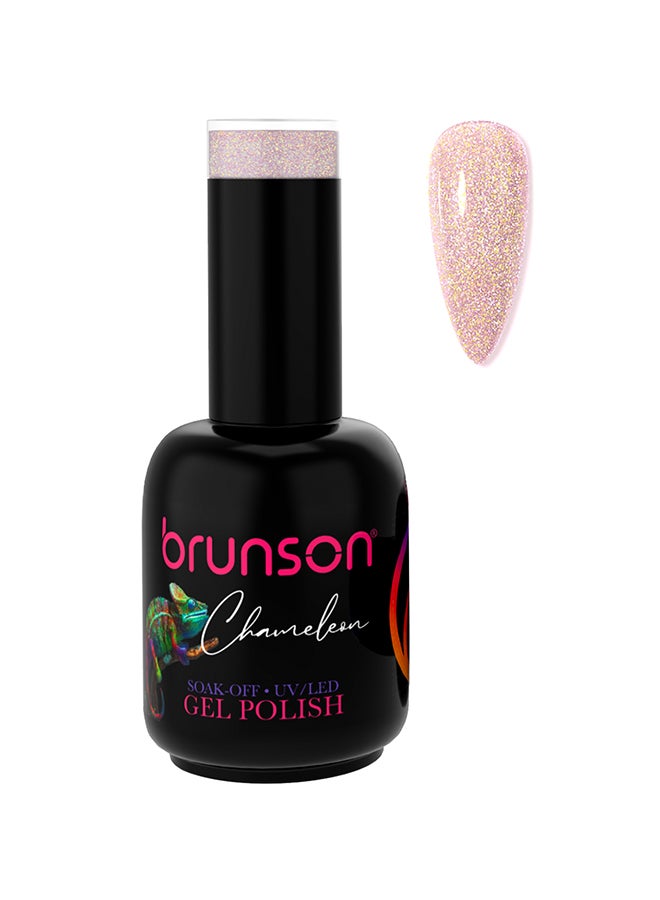 Chameleon Gel Nail Polish 18ml Gel Nails with Glossy Shine Finish, Long-Lasting Soak off UV Gel Polish for Nail Art French Manicure Pedicure. Salon Quality Chip Resistant Gel Extension Acrylic Nails