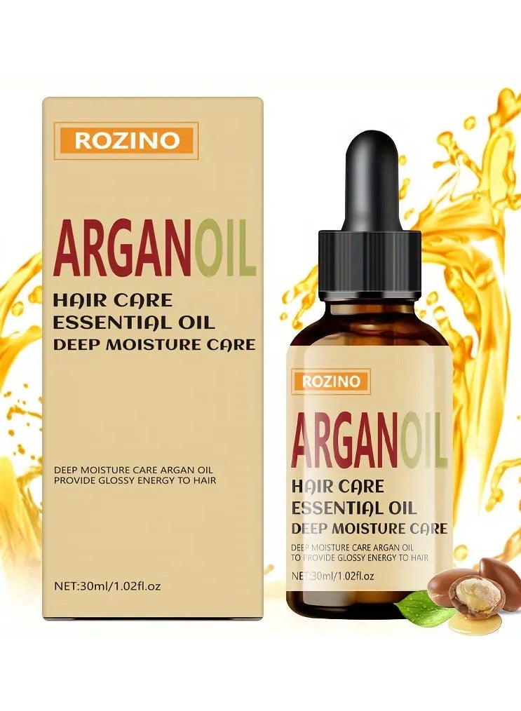 30Ml Argan Oil Hair Care Oil Deeply Nourishes Hair, Making It Softer And Smoother, And Enhancing The Luster And Softness of Hair.