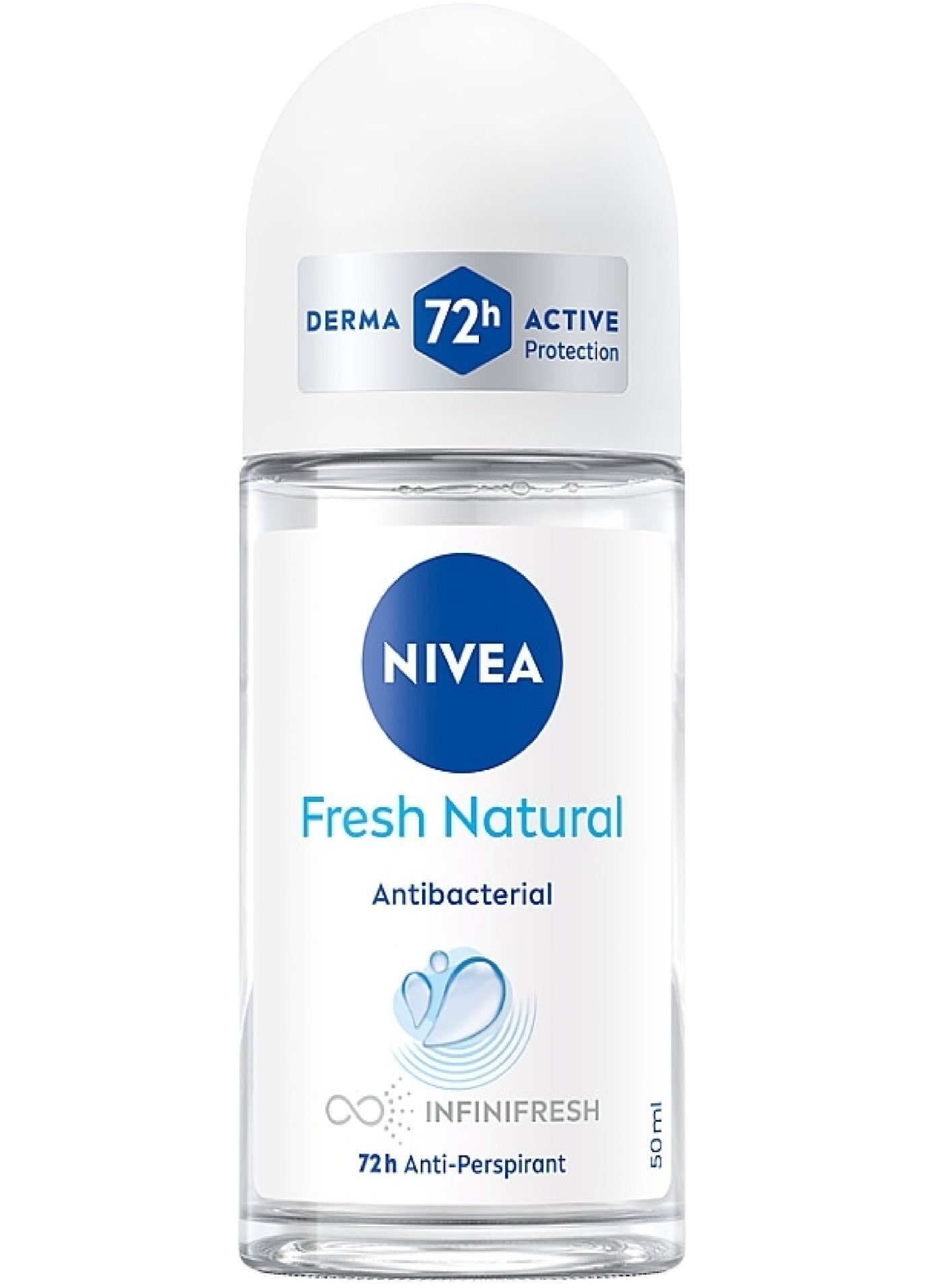 NIVEA FRESH NATURAL 72H DEO ROLL ON 50ML