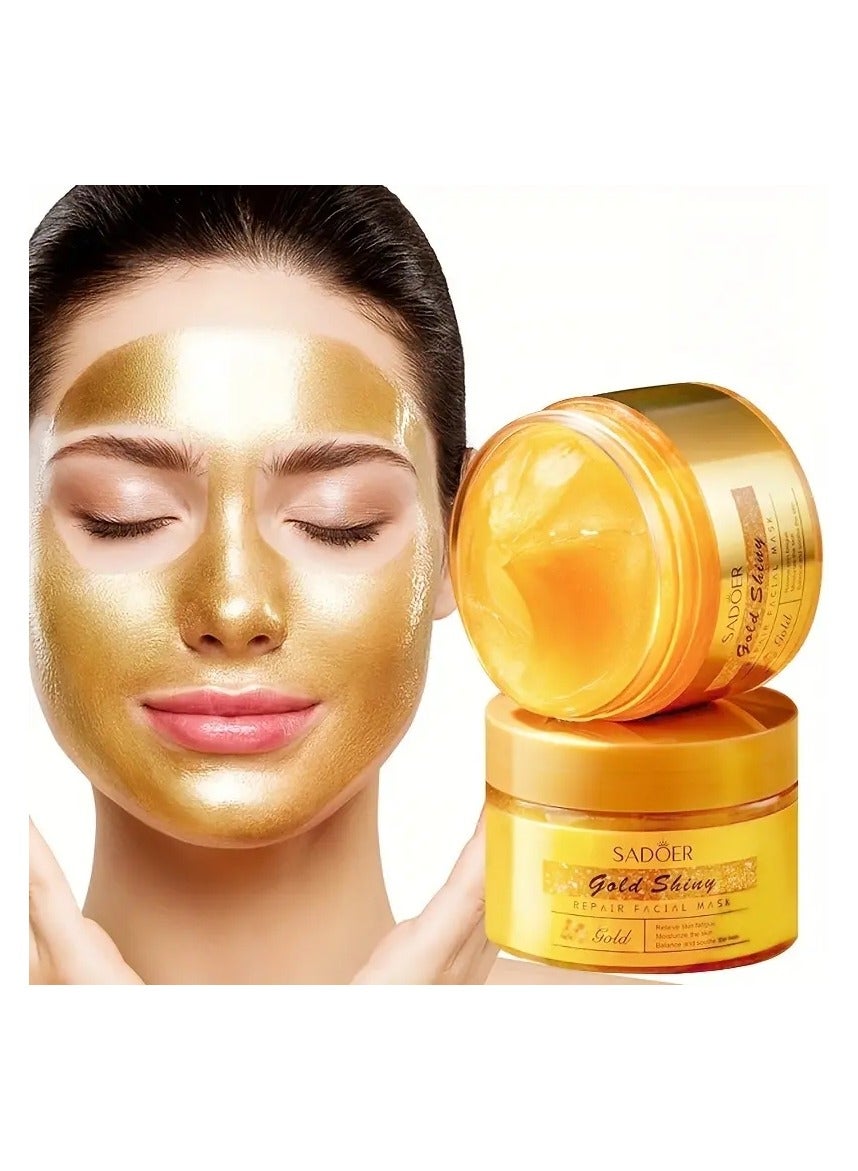 Golden Facial Mask Hydrating And Moisturizing Release Pure And Delicate Luster For Skin Free Application Type Moisturizing Facial Mask